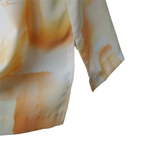 Vintage  Jahhan Button Down Blouse, Peach, XXXL - Picture 4 of 7